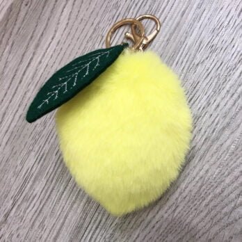 Doudou Citron Porte-clés