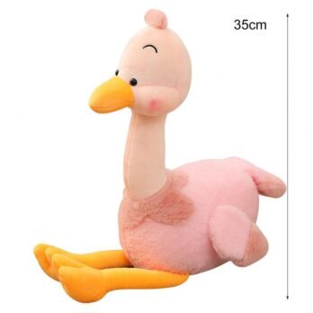 Peluche Autruche Rose