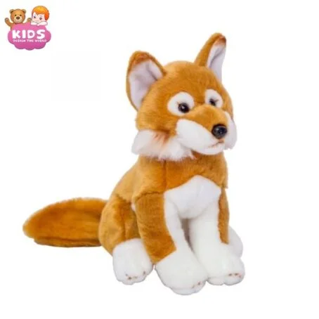 Adorable Renard en Peluche Orange