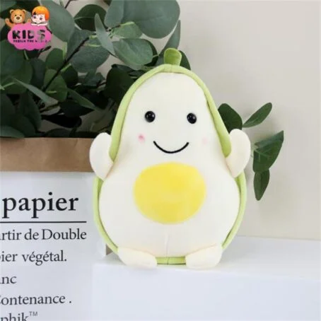 Oreiller en peluche avocat