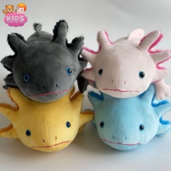 Peluche Coussin Axolotl