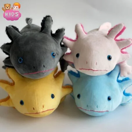 Peluche Coussin Axolotl