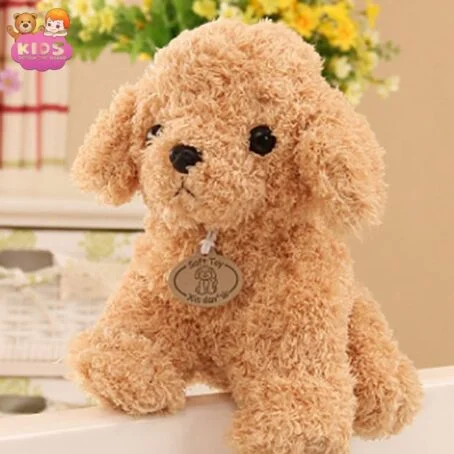 Beige Caniche en Peluche