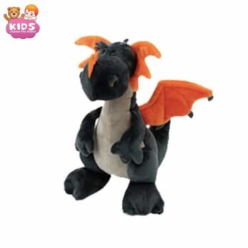 Dragon Noir En Peluche