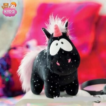 Peluche De Licorne Noire