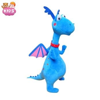 Dragon En Peluche Bleu