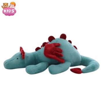 Dragon En Peluche Volant Bleu