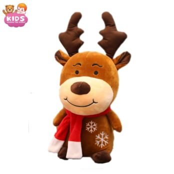 Jouet En Peluche De Cerf De Noël