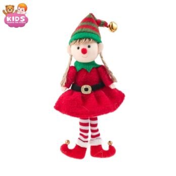 Elf En Peluche De Noël Pour Enfants