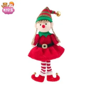 Elf En Peluche De Noël Pour Enfants