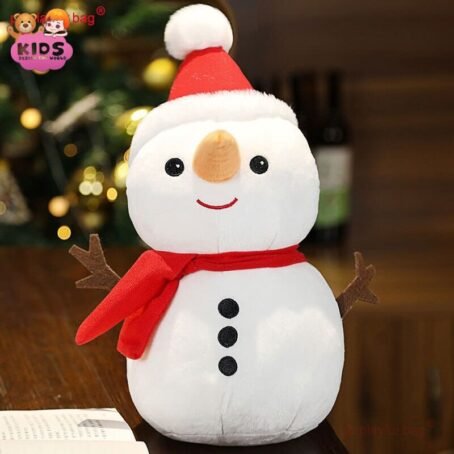 Jouets en peluche de bonhomme de neige de Noël