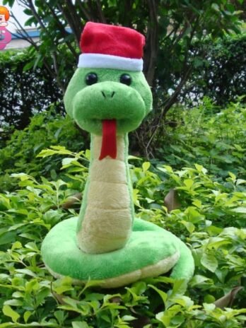 Jouet En Peluche Serpent De Noël