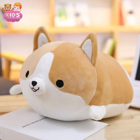 Jouet en peluche de chien Corgi