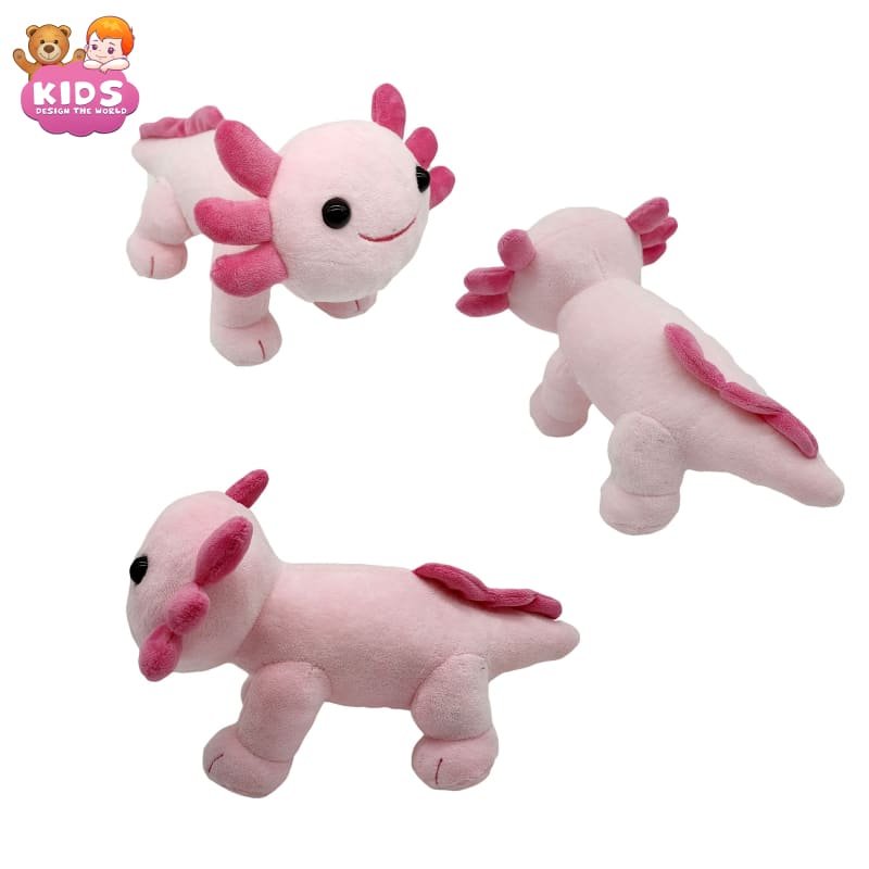 Cuscino Peluche Gigante Axolotl 120 Cm – Si Illumina Al Buio, Regalo Perfetto Per Bambini (Blu)