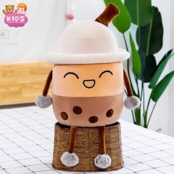 Mignon Coussin Peluche Boba Tea