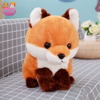 Mignon Renard Brun En Peluche