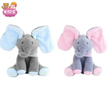 Mignon Jouet En Peluche D’Éléphant