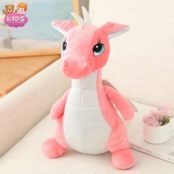 Mignon Dragon En Peluche Rose