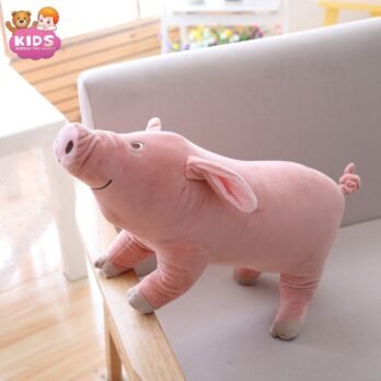Joli Jouet En Peluche Rose Cochon