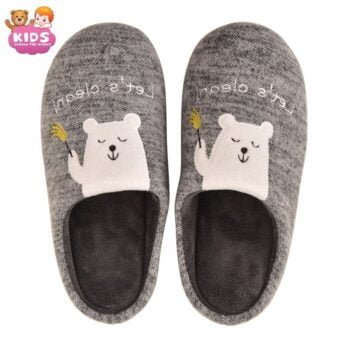 Chaussons En Peluche Mignons Ours