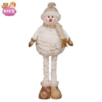 Jolis Jouets En Peluche De Bonhomme De Neige