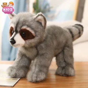 Mignon Jouet En Peluche De Raton Laveur