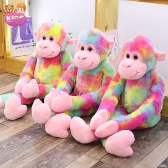 Mignon Jouet En Peluche Singe Arc-En-Ciel