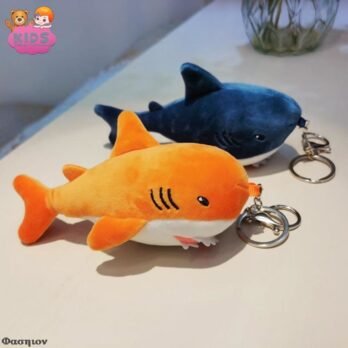 Mignon Porte-Clés En Peluche De Requin