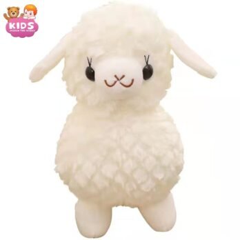 Mignon Mouton En Peluche Blanc