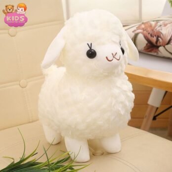 Mignon Mouton En Peluche Blanc