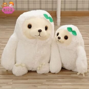 Mignon Peluche De Paresseux Blanc