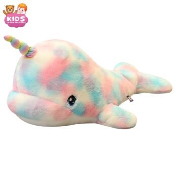 Jouet En Peluche De Narval Géant Et Coloré