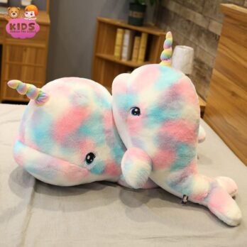 Jouet En Peluche De Narval Géant Et Coloré