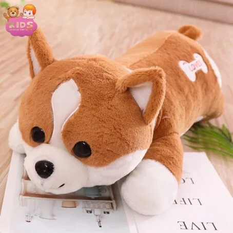 Jouet en peluche géant Corgi