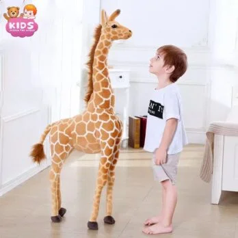 Jouet Géant En Peluche Girafe