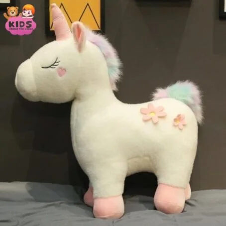 Licorne en peluche géante de 65 cm