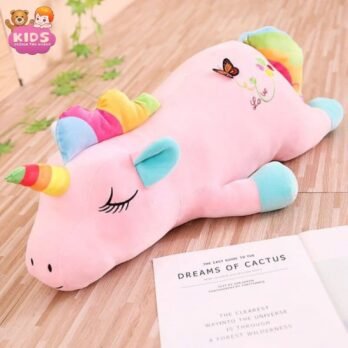 Licorne En Peluche Géante De 85 Cm