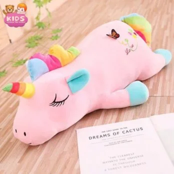 Licorne En Peluche Géante De 85 Cm