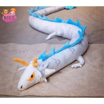 Dragon En Peluche Géant Blanc