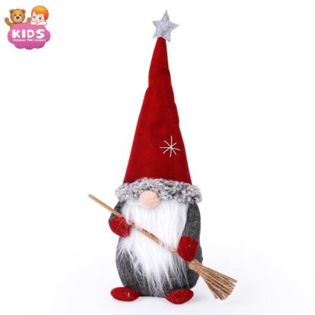 Décor de maison en peluche Gnome pour Noël