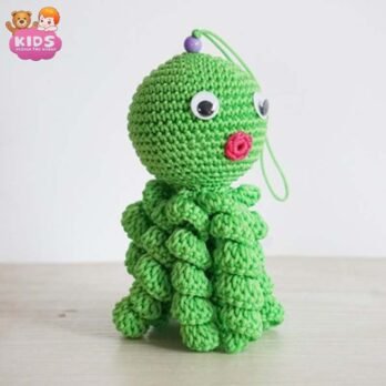 Peluche De Poulpe Bébé Vert