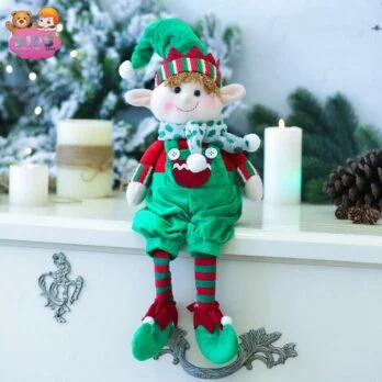 Jouets Elfes En Peluche Verts De Noël