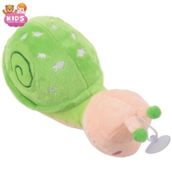 Jouet En Peluche Escargot Vert