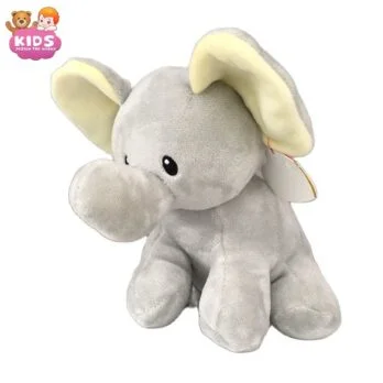 Éléphant Gris Mignon En Peluche