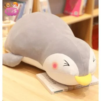 Peluche De Pingouin Gris