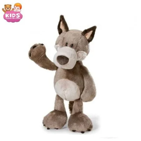 Loup en peluche