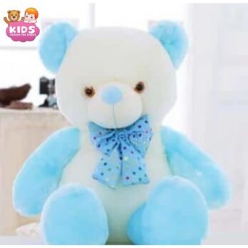 Ours En Peluche Bleu Mignon