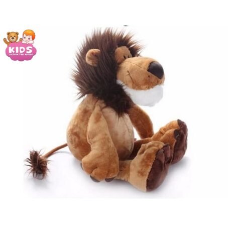 Jouet en peluche de lion