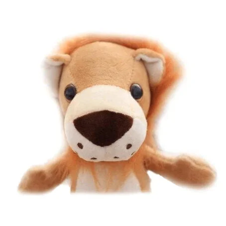 Lion en peluche enfance