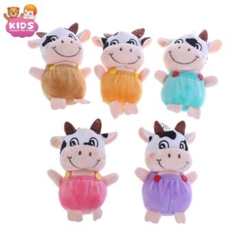 Petite Peluche De Vache Avec Porte-Clés